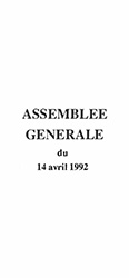 rapport d’activité 1991